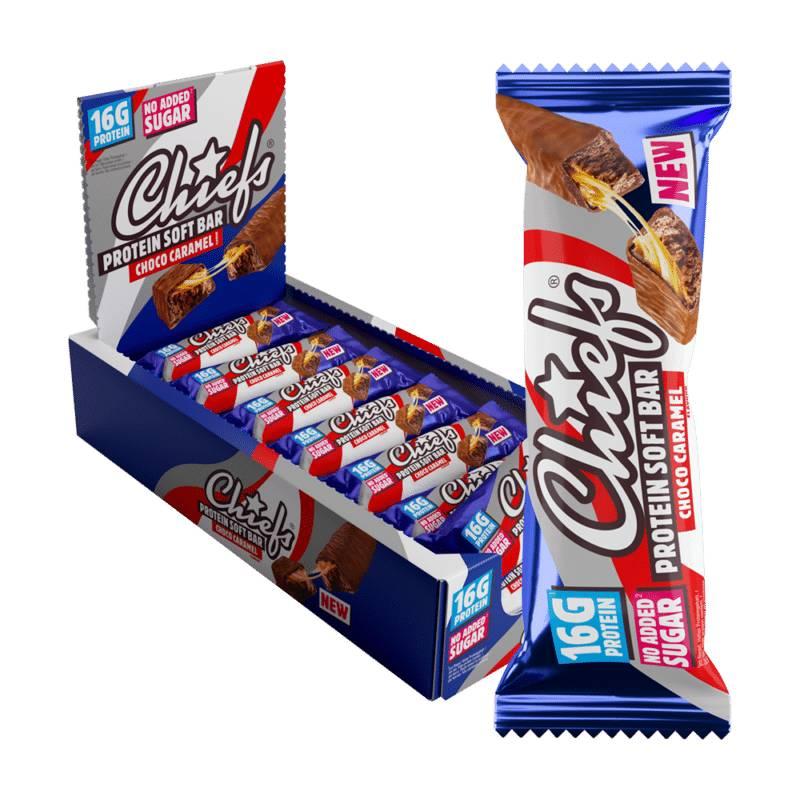 Protein Soft Bar 15 x 55g Riegel | Chiefs
