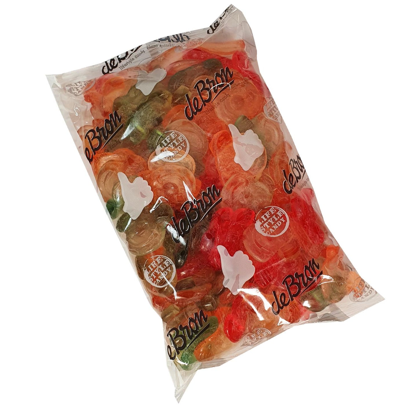 Zuckerfreie Fruchtgummi Clowns Bigpack 1kg Beutel | De Bron