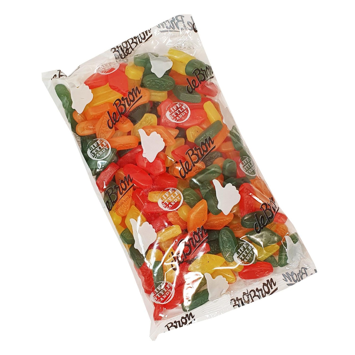 Zuckerfreie Fruchtgummi Wine Gums Bigpack 1kg Beutel | De Bron