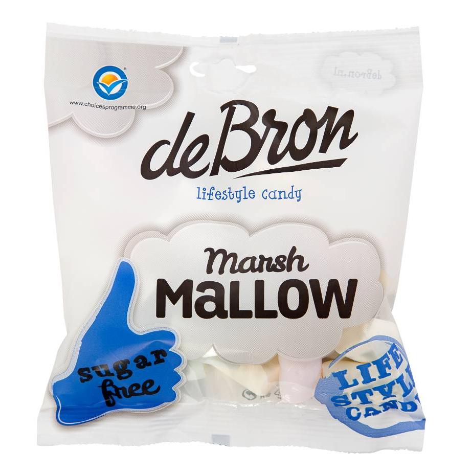 Zuckerfreie Marshmallows 75g Beutel | De Bron
