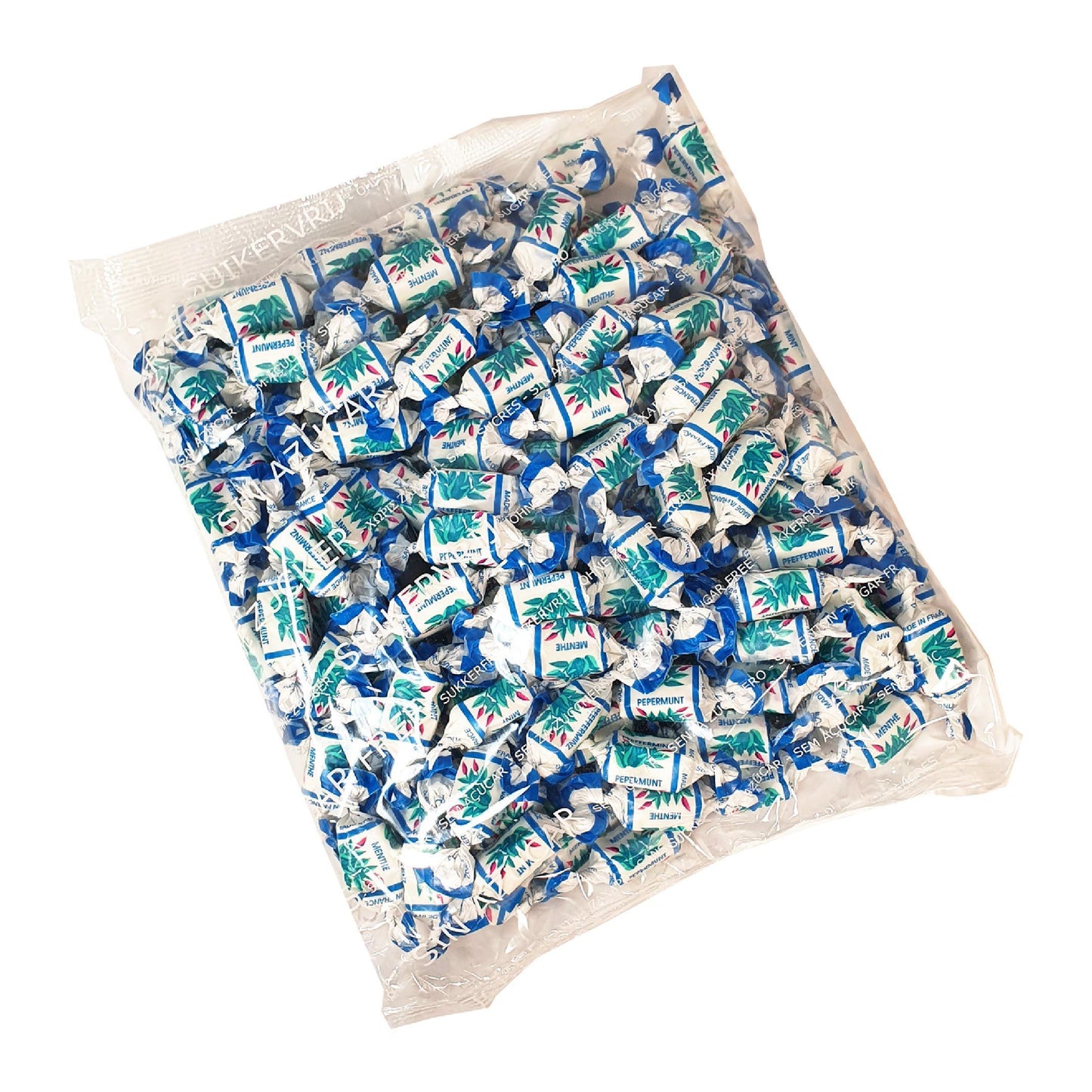 Zuckerfreie Mint Toffees Bigpack 953g Beutel | De Bron