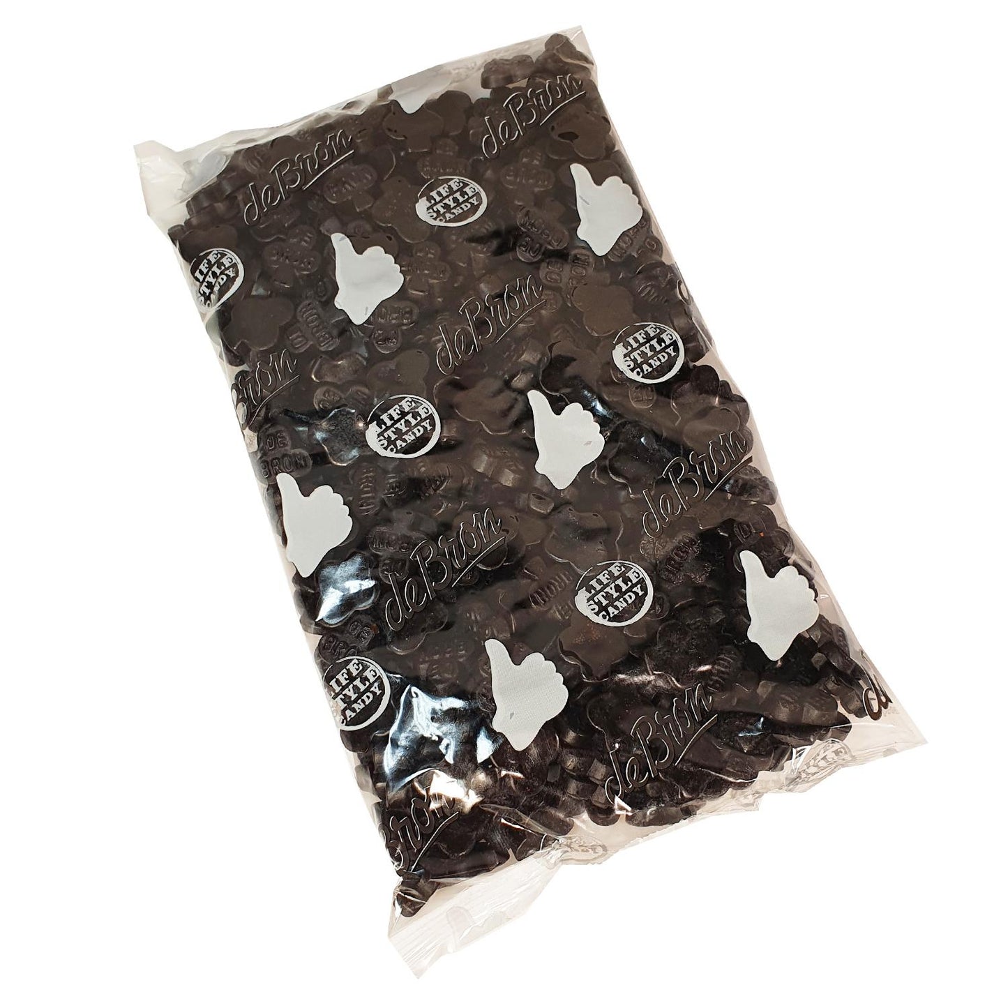 Zuckerfreie salzige Kleeblätter Bigpack 1kg Beutel | De Bron
