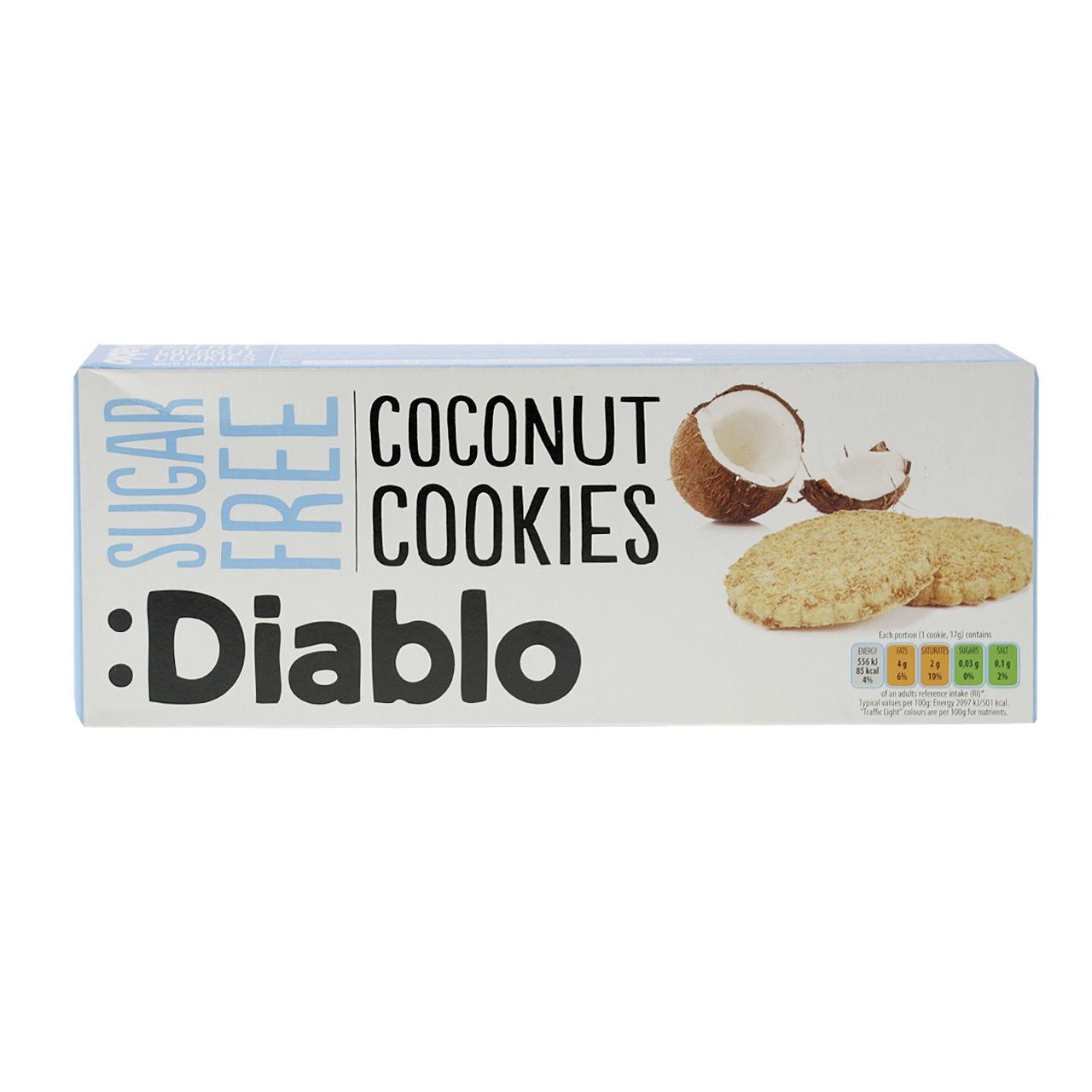 Cookies ohne Zuckerzusatz 150g Coconut Cookies | Diablo