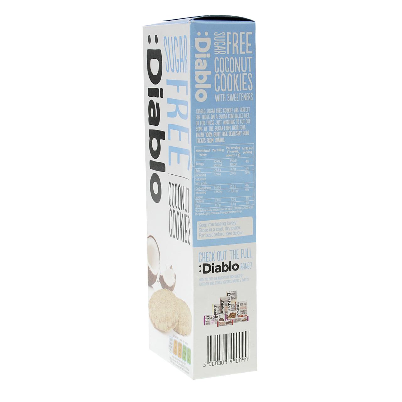 Cookies ohne Zuckerzusatz 150g Coconut Cookies | Diablo
