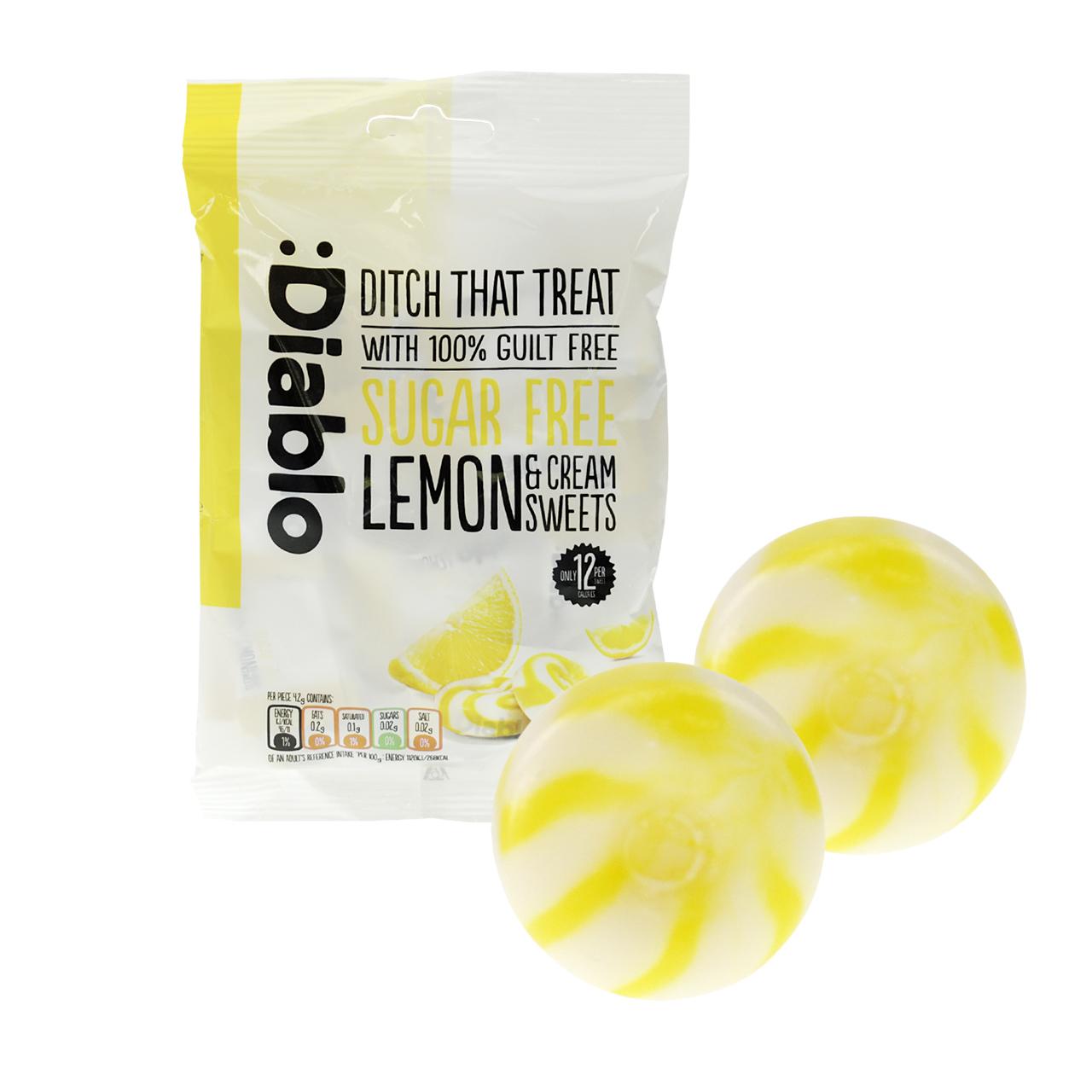 Zuckerfreie Sahne-Bonbons 75g Beutel | Diablo