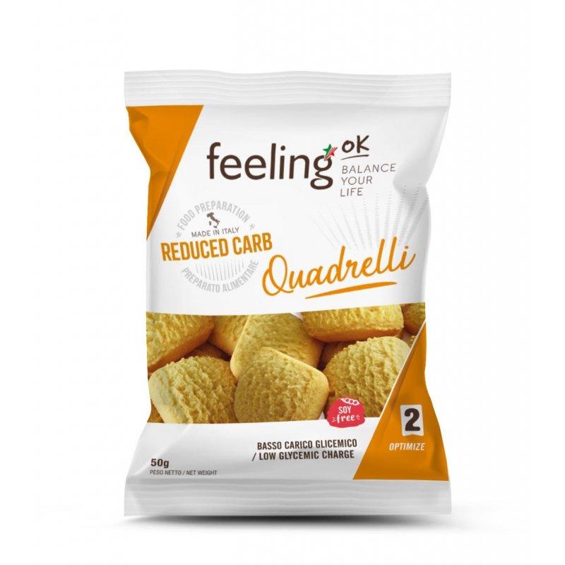 Protein Bisquit Quadrelli Optimize (30% Protein) 50g Beutel | Feeling OK