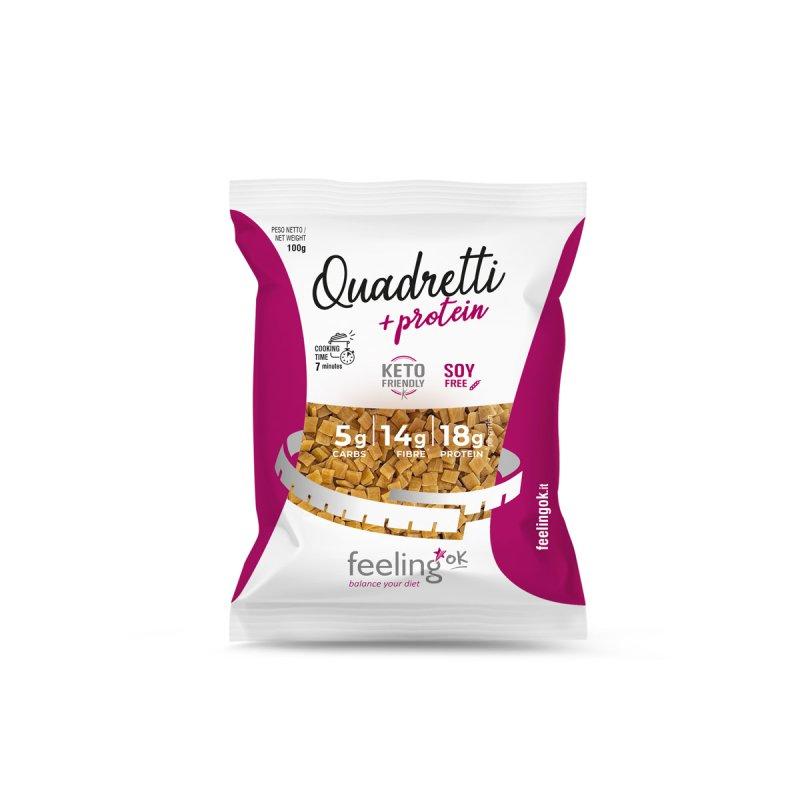 Protein Bisquit Quadrelli Optimize (30% Protein) 50g Beutel | Feeling OK