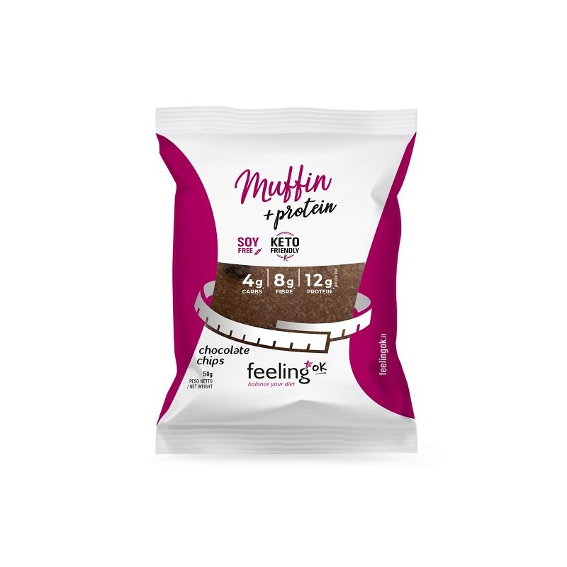 Protein Muffin Start 1 (24% Protein) 50g Kakao | Feeling OK