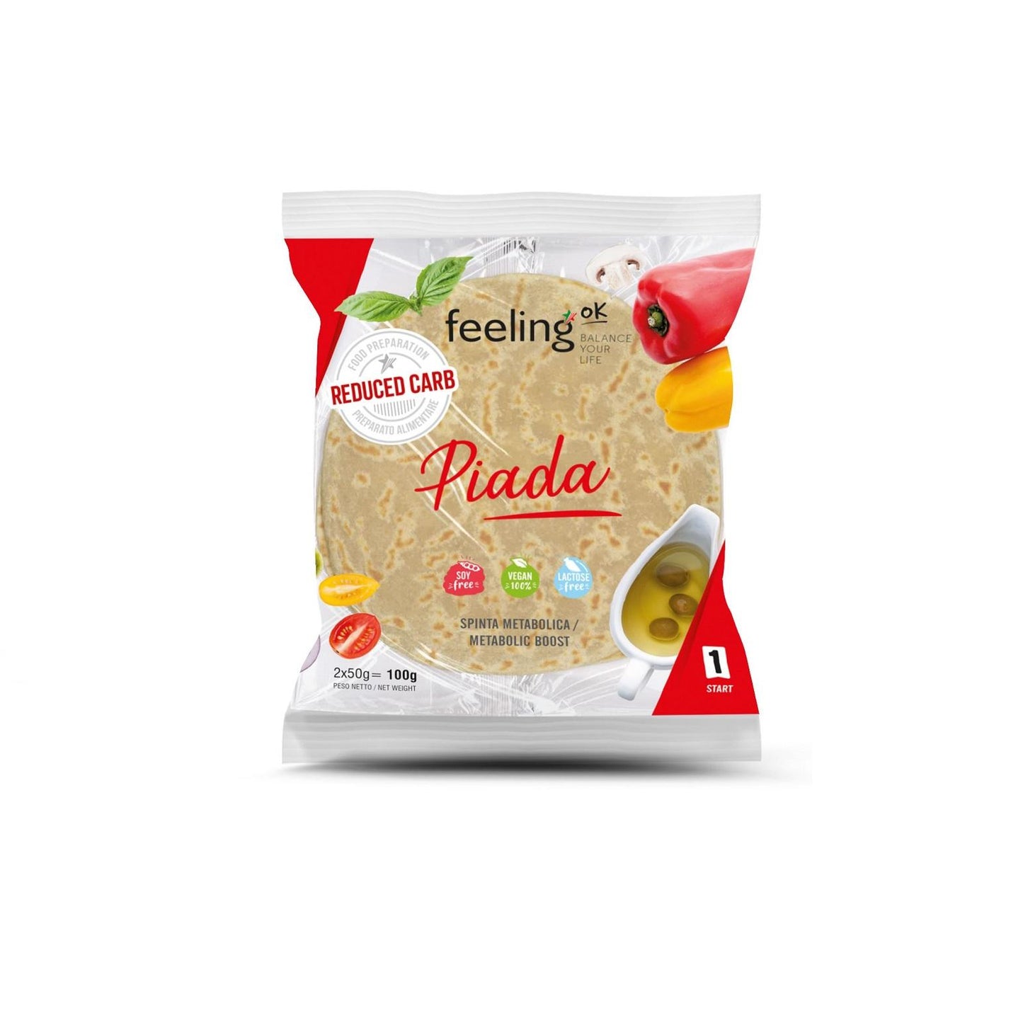 Protein Wrap Start 1 (30% Protein) 2 x 50g | Feeling OK