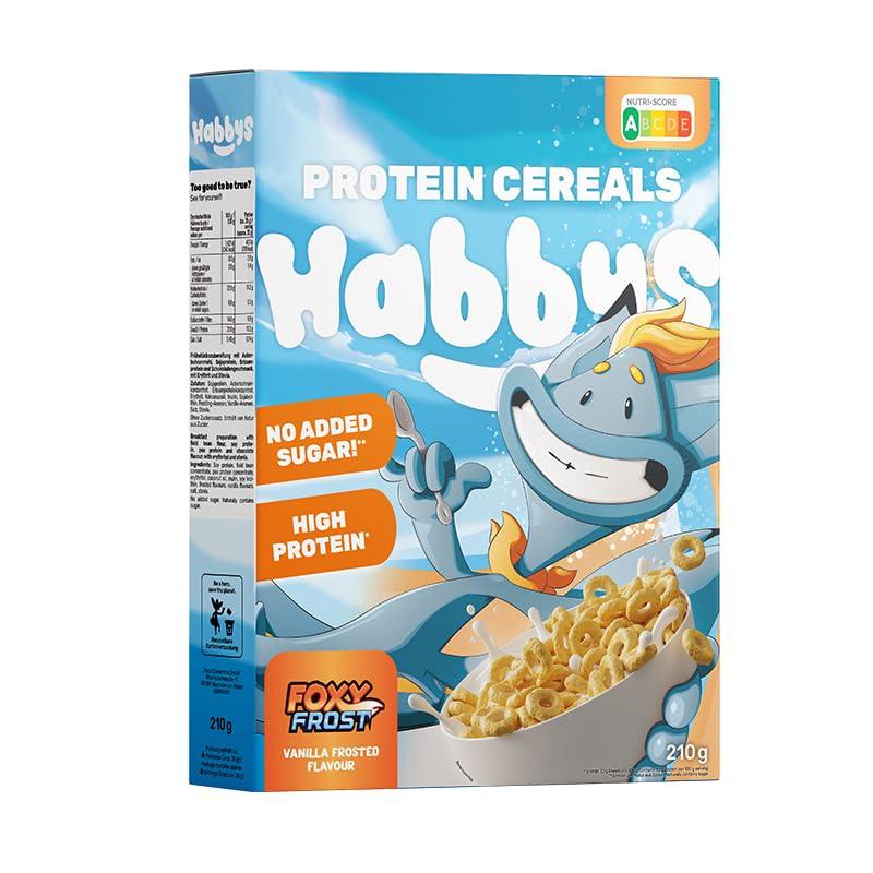 Zuckerarme Cerealien mit Protein 210g Packung | Habbys