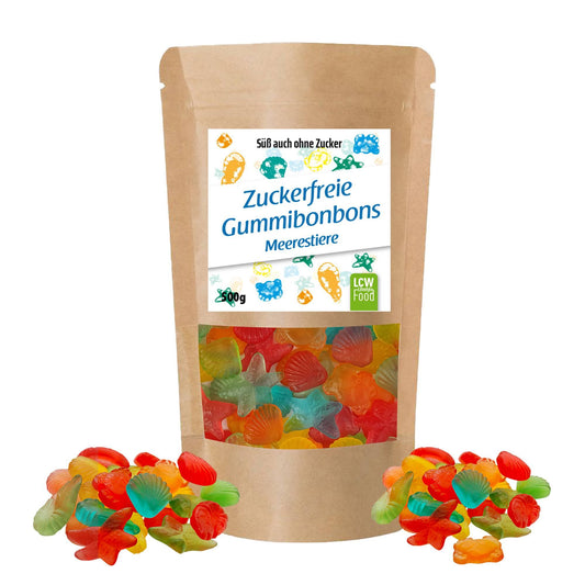 Zuckerfreie Gummibonbons 500g Beutel | LCW