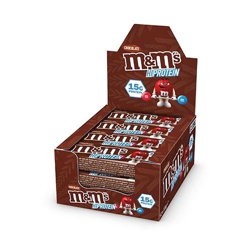 Hi Protein Bar 12 x 51g Riegel | M&M