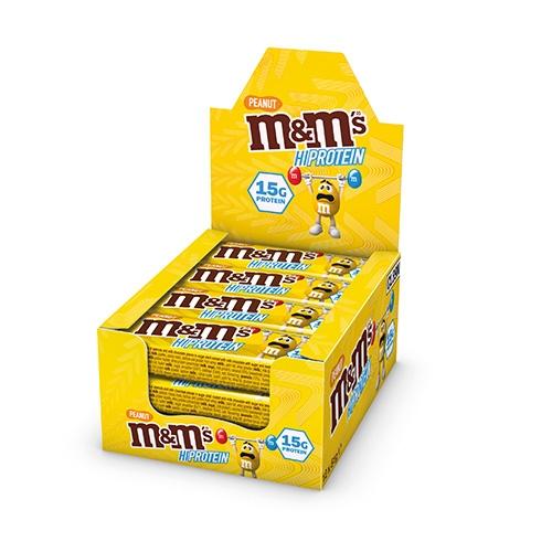 Hi Protein Bar 12 x 51g Riegel | M&M