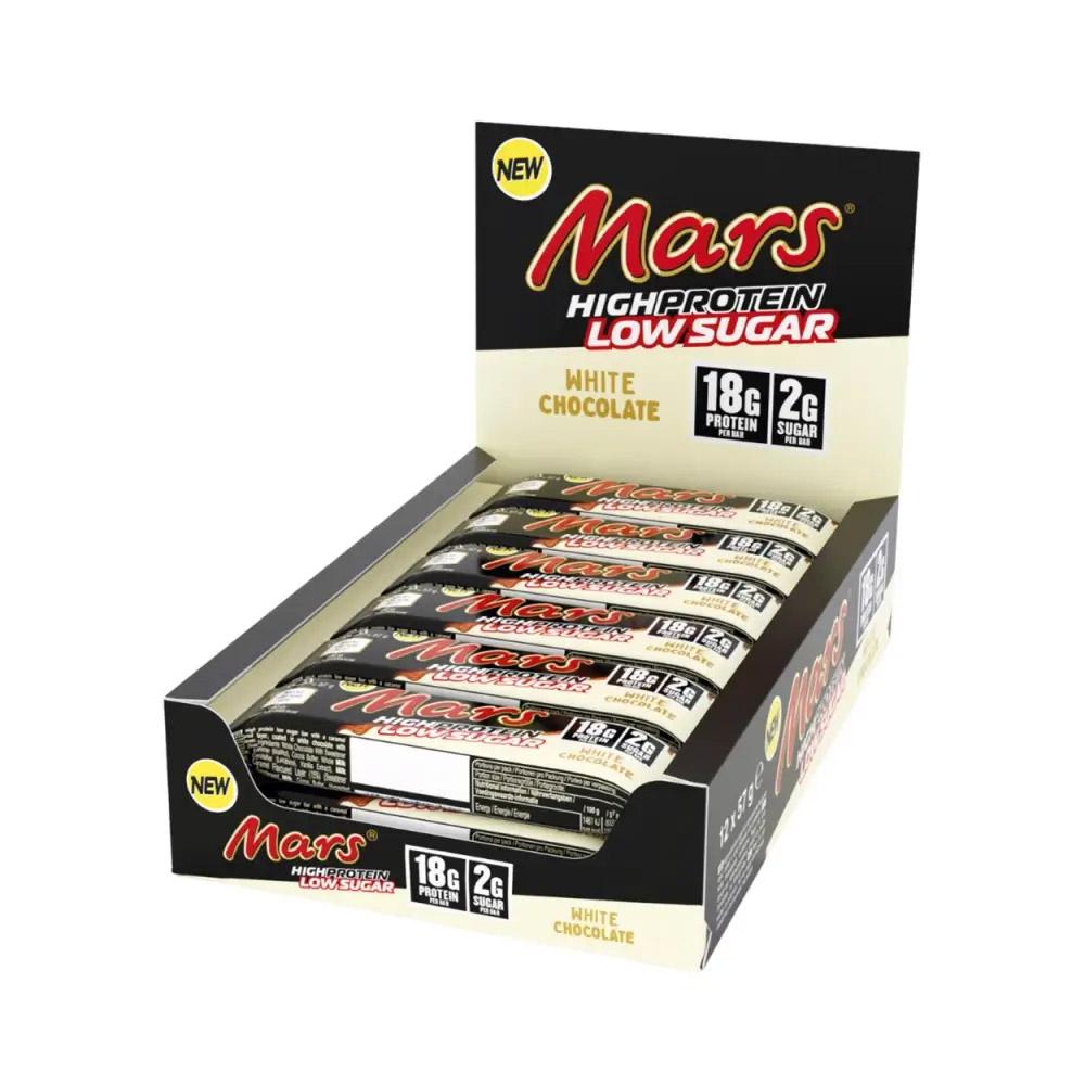 Hi Protein Low Sugar Bar 12 x 57g White Chocolate | Mars