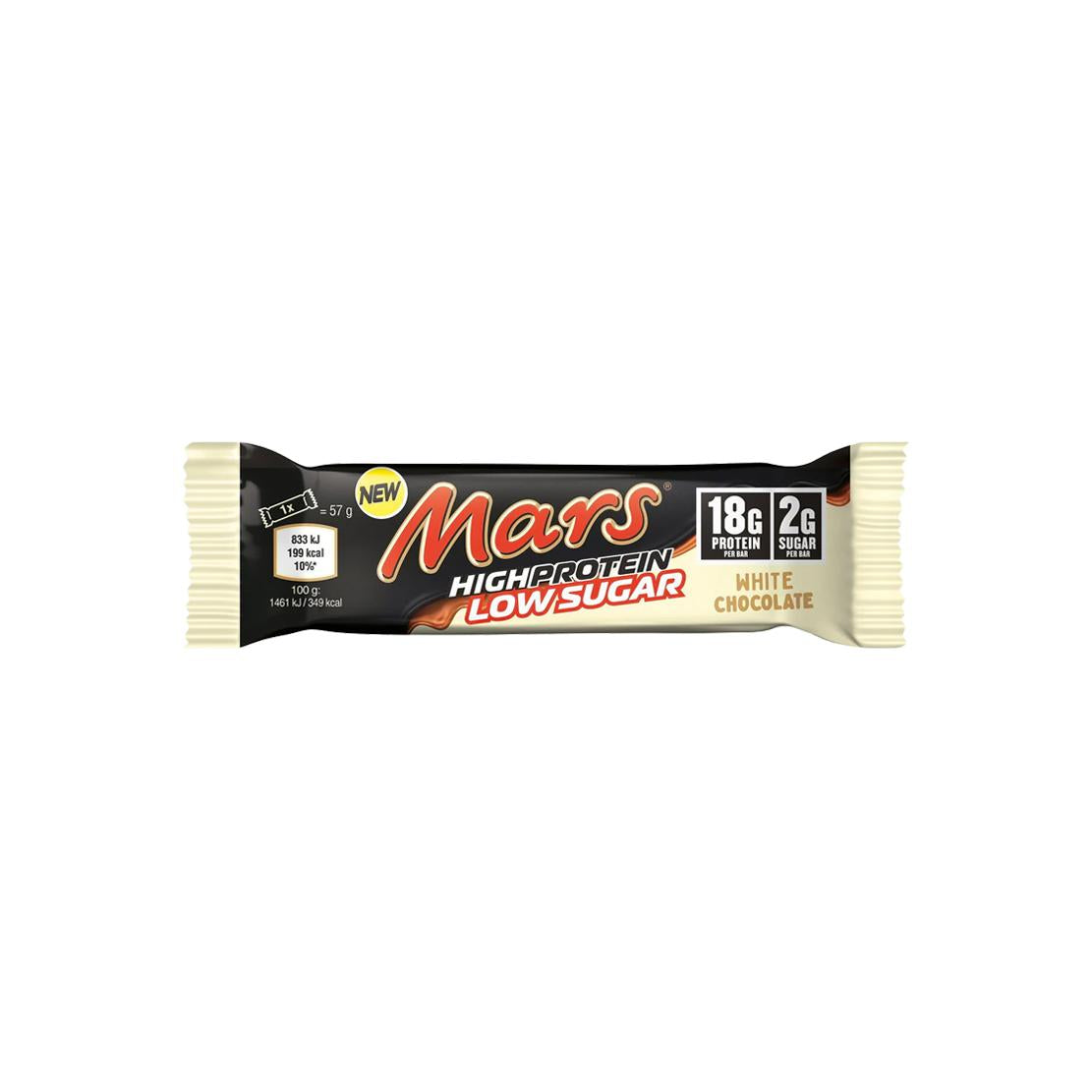 Hi Protein Low Sugar Bar 1 x 57g White Chocolate | Mars
