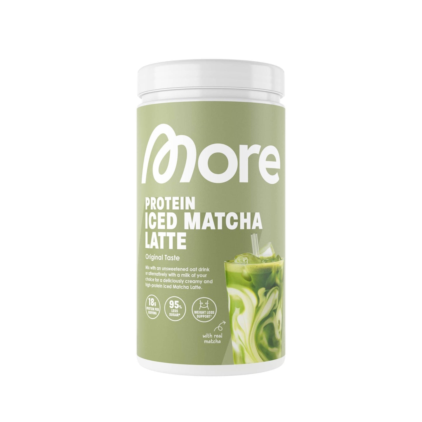 Iced Matcha Latte 500g Dose | More Nutrition