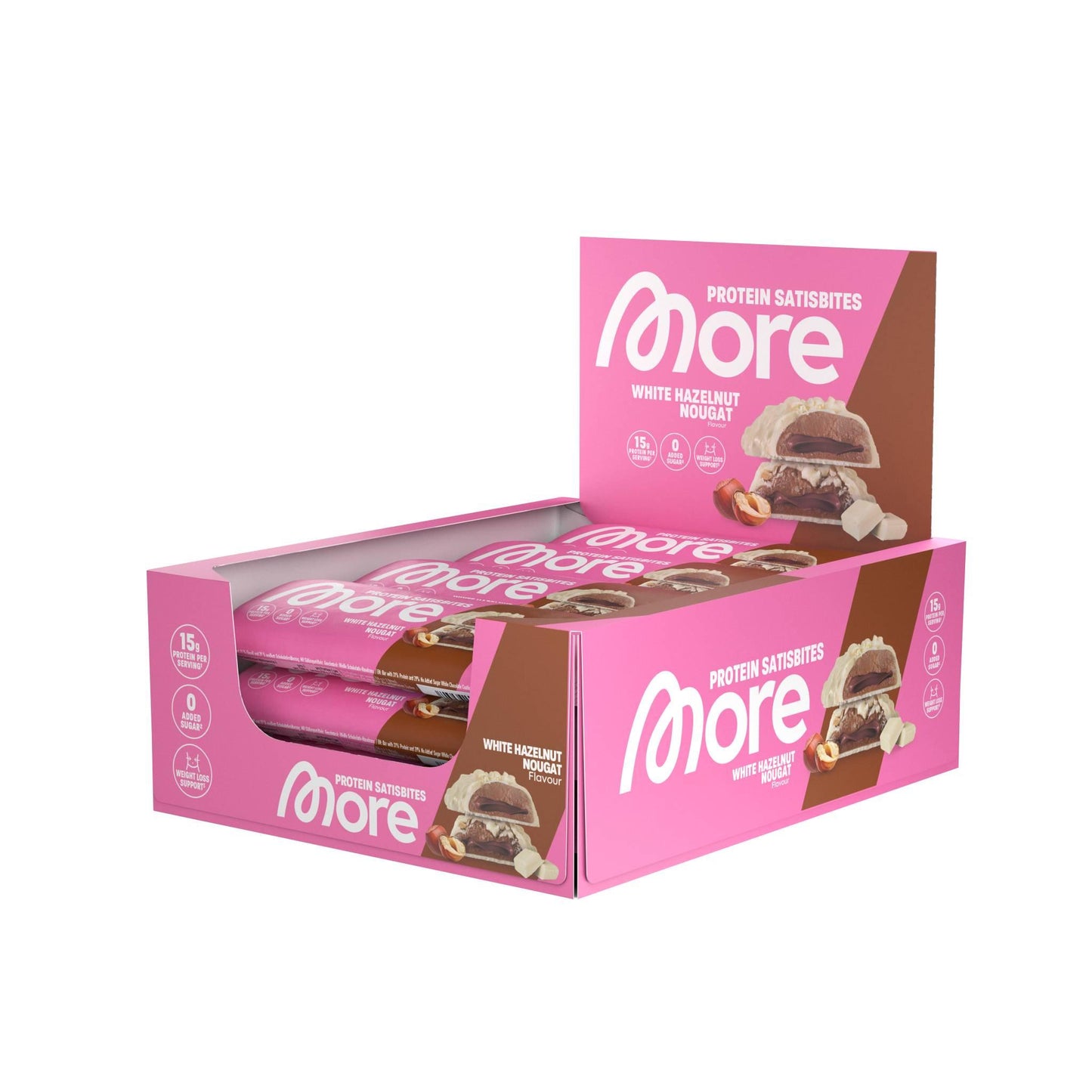 More Protein Satisbites 12 x 2x25g Riegel | More Nutrition