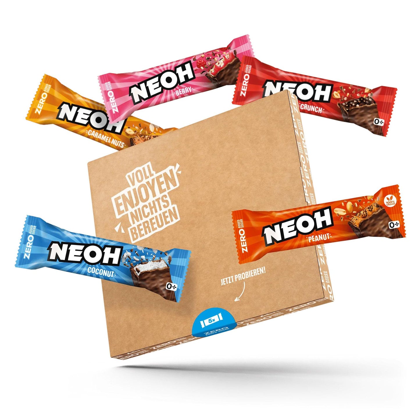 Zero Added Sugar Bar 5 x 30g Riegel Mix-Pack | Neoh