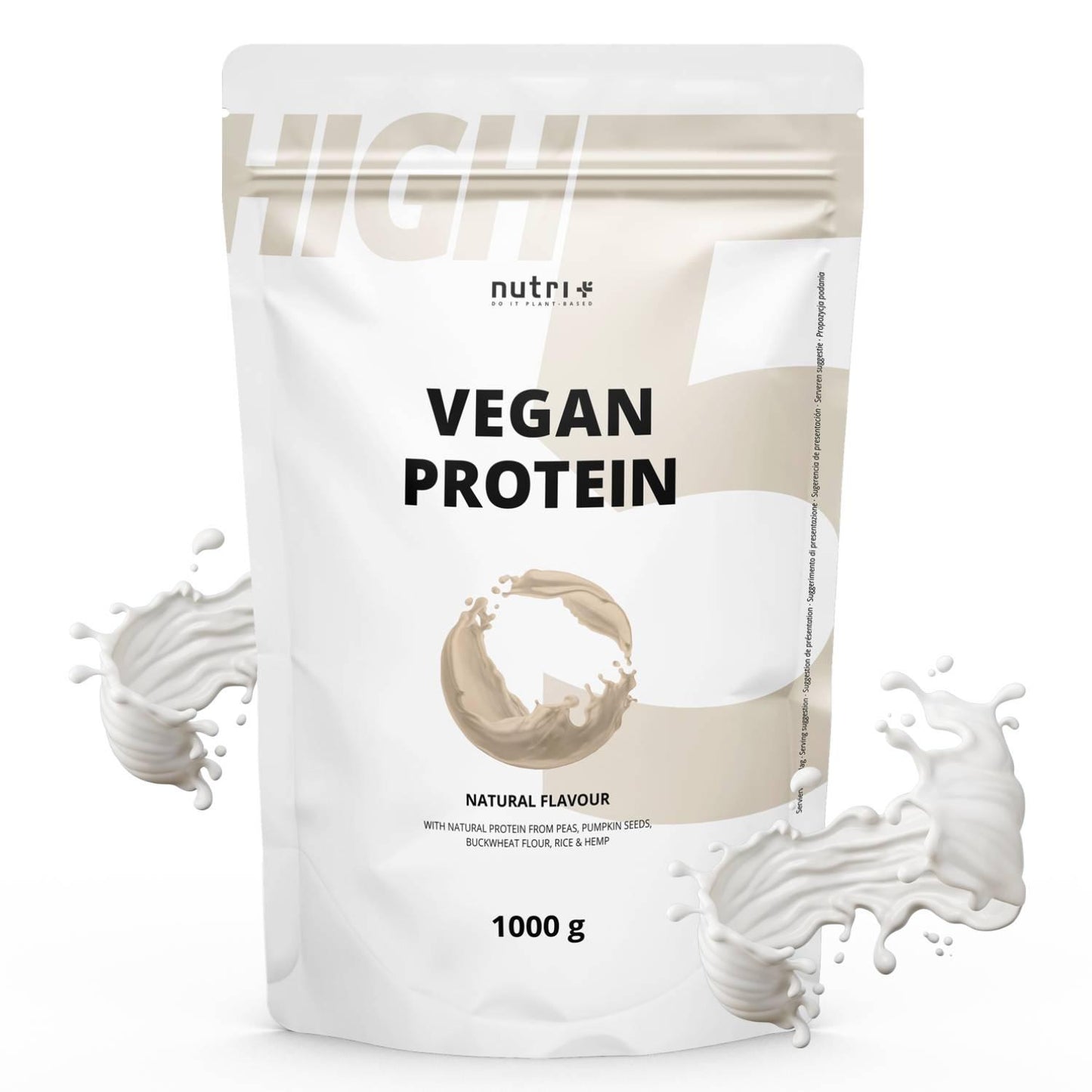 Vegan High 5 Protein ohne Soja 1000g Beutel | Nutri-Plus