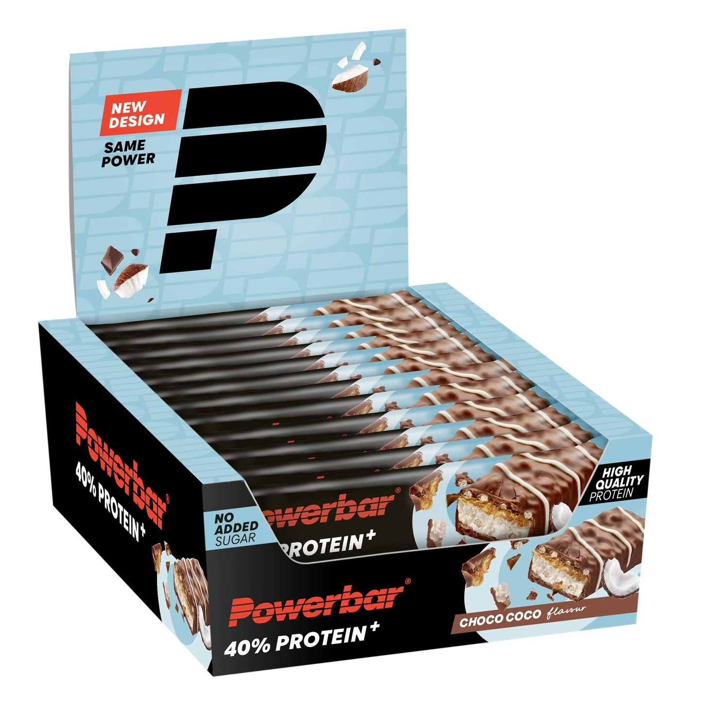 40% Protein + Crisp 12 x 40g Riegel | Powerbar