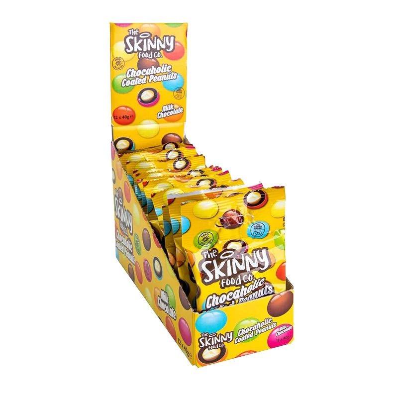Chocaholic Peanuts 12 x 40g Beutel | Skinny Food
