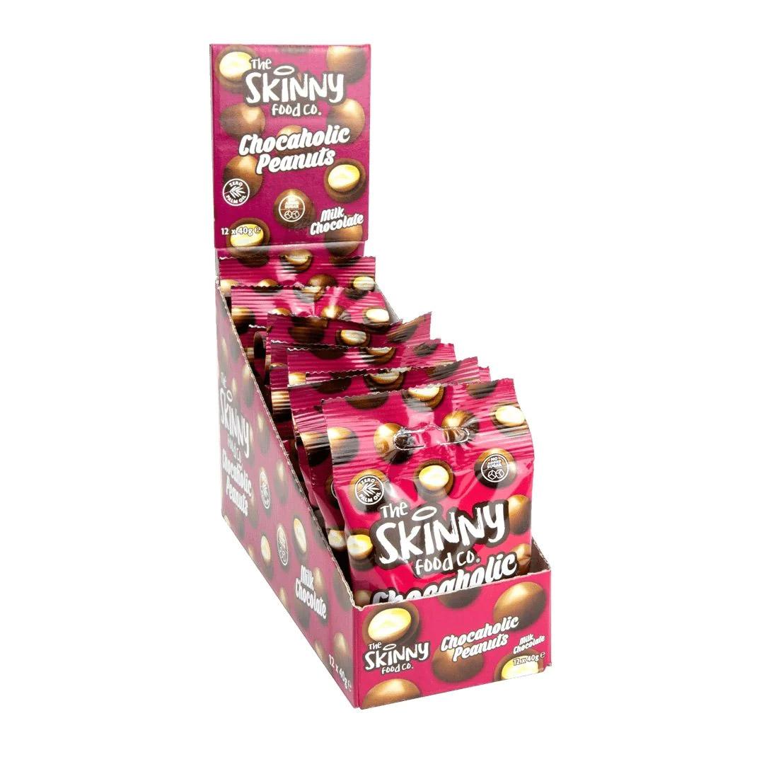 Chocaholic Peanuts 12 x 40g Beutel | Skinny Food