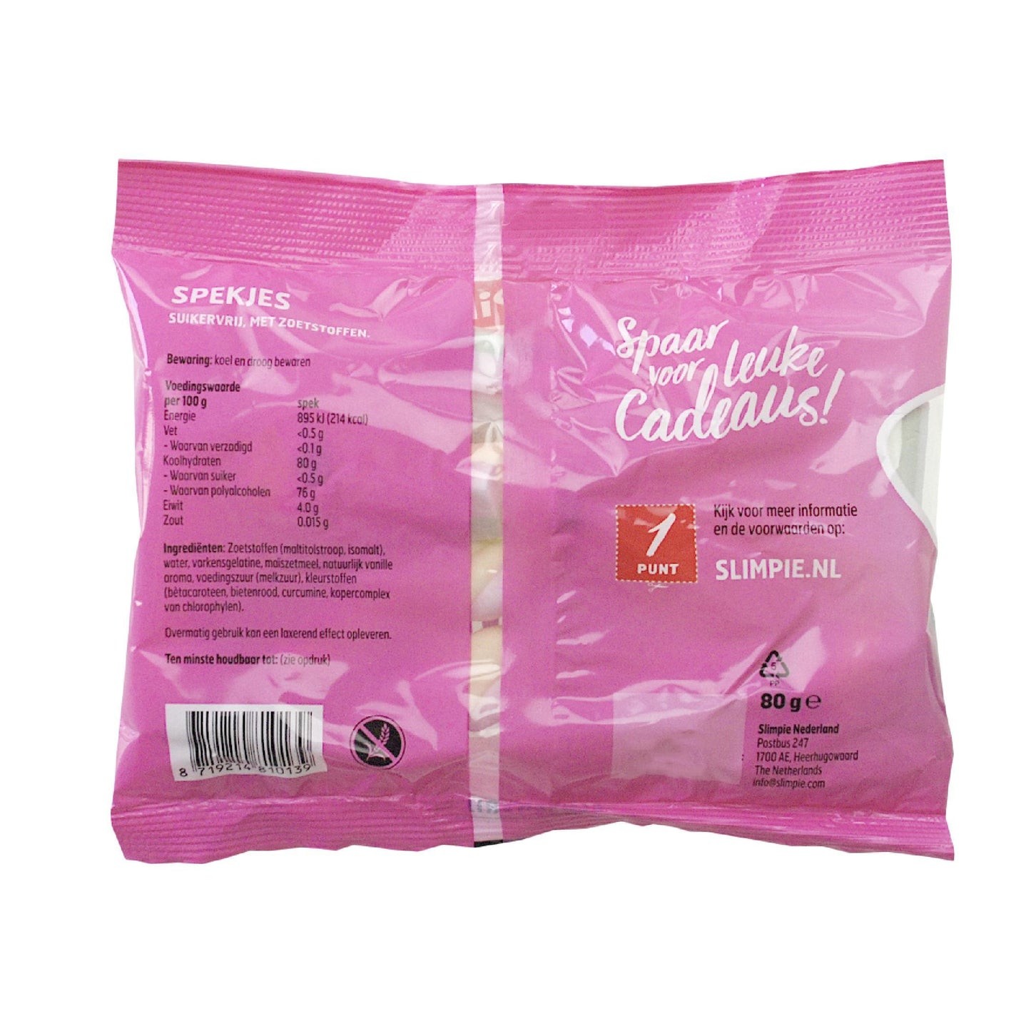 Marshmallows Spekjes 80g Beutel | Slimpie