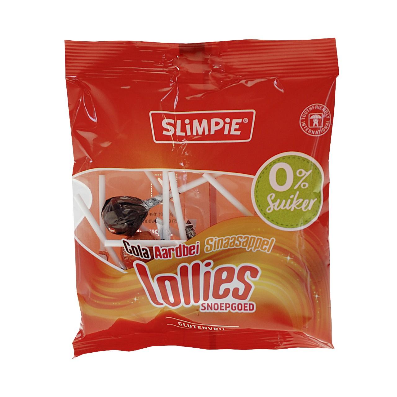 Zuckerfreie Lollies 108g Beutel | Slimpie
