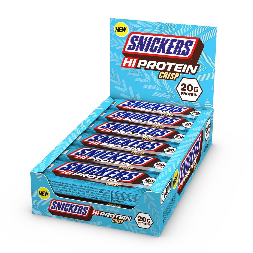 Hi Protein Bar 12 x 55g Karton Crisp | Snickers