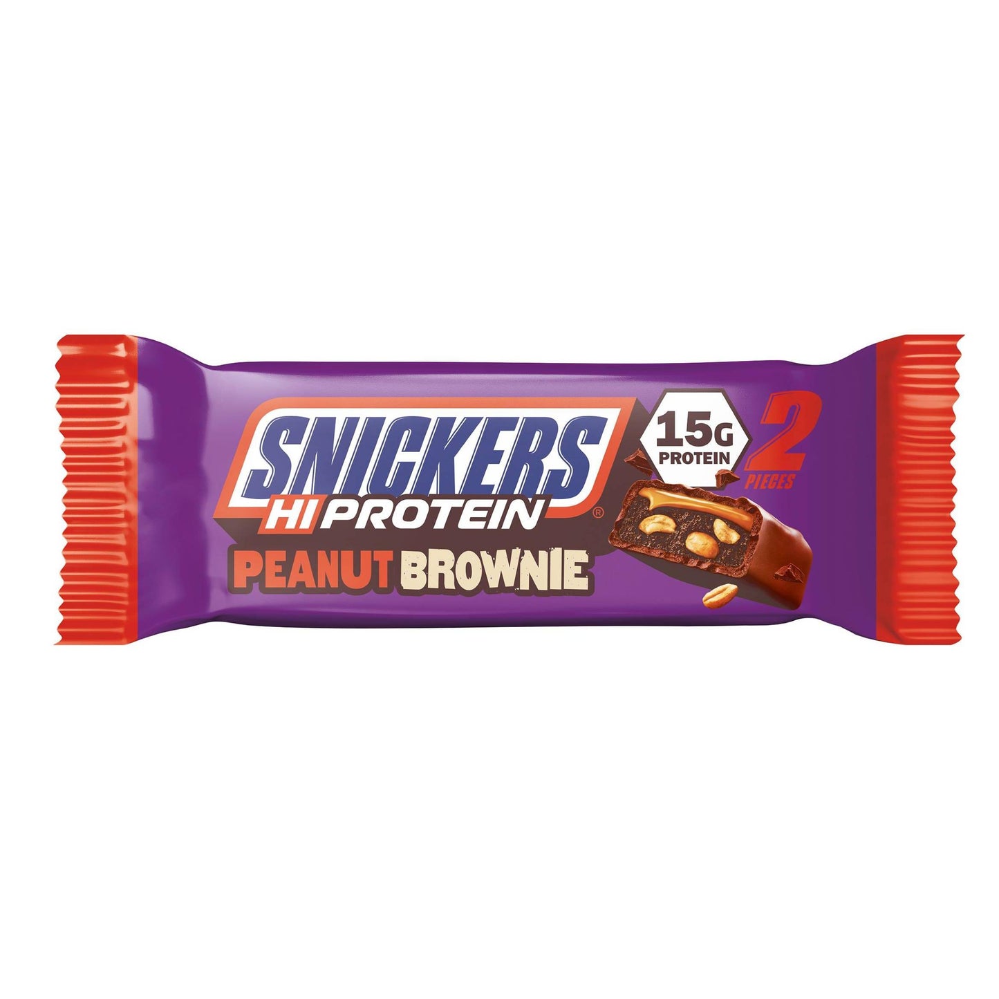 Hi Protein Bar 1 x 50g Riegel Peanut Brownie | Snickers