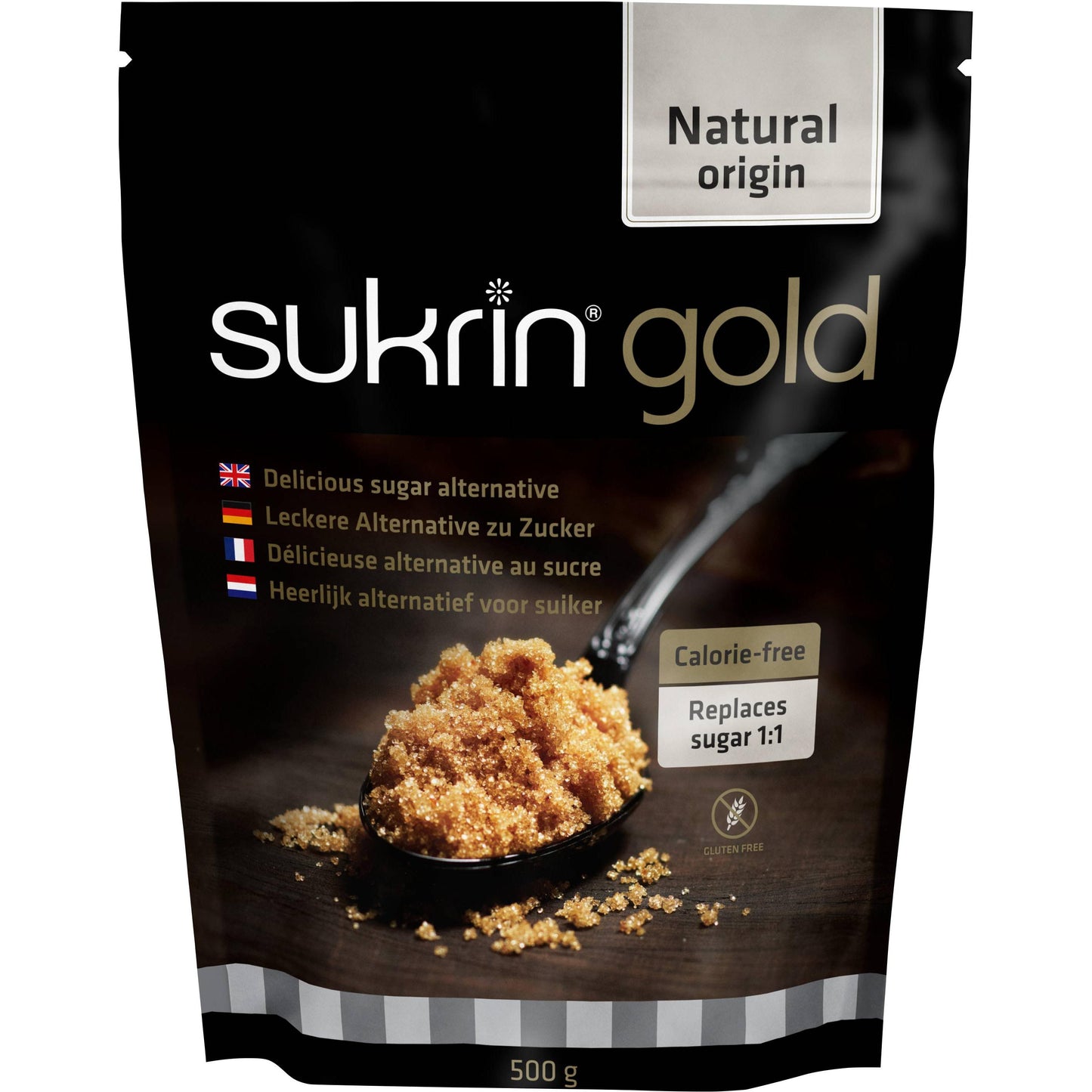 SUKRIN Gold Rohrzuckeralternative 500g Beutel | Sukrin