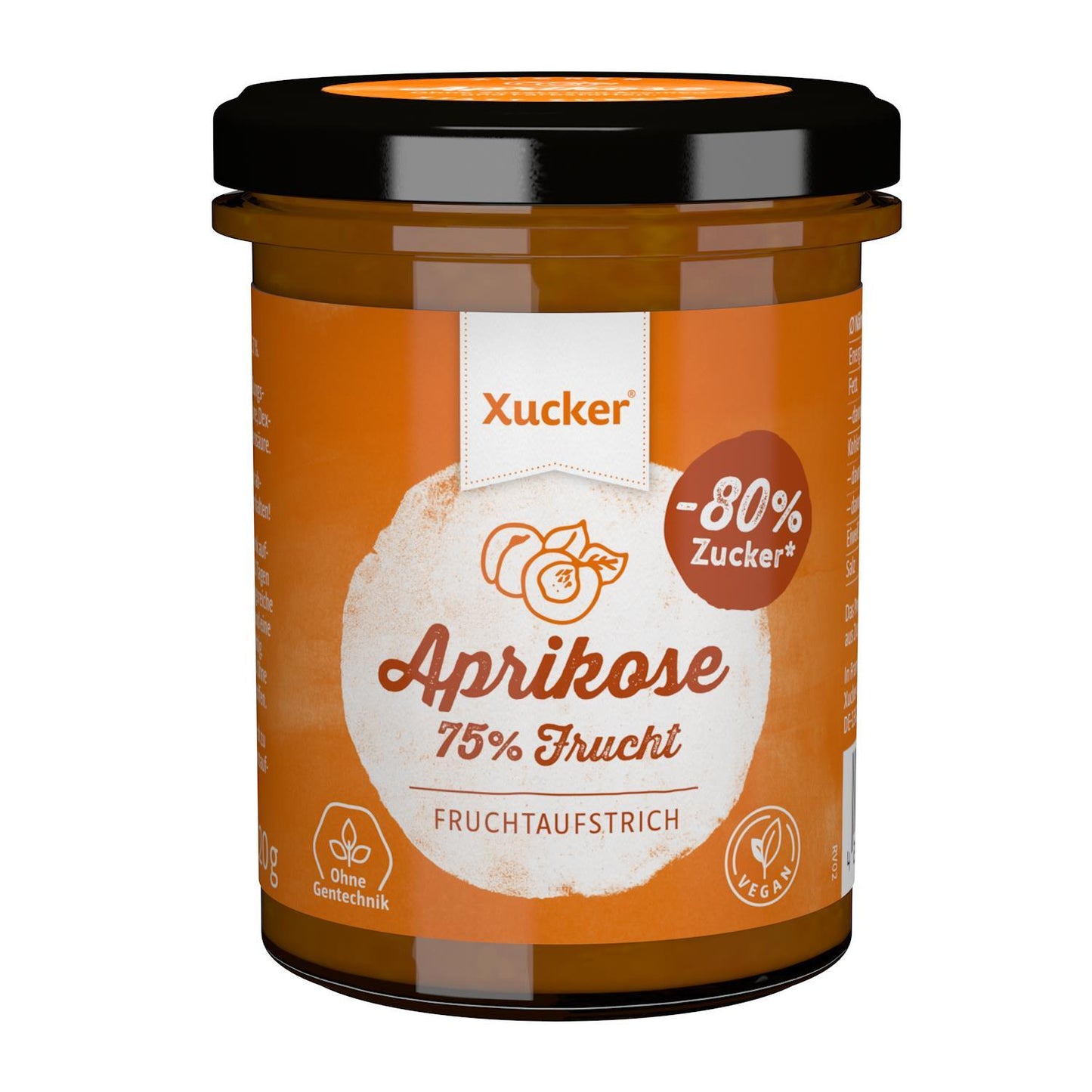 Fruchtaufstrich mit Xylit 220g Glas | Xucker