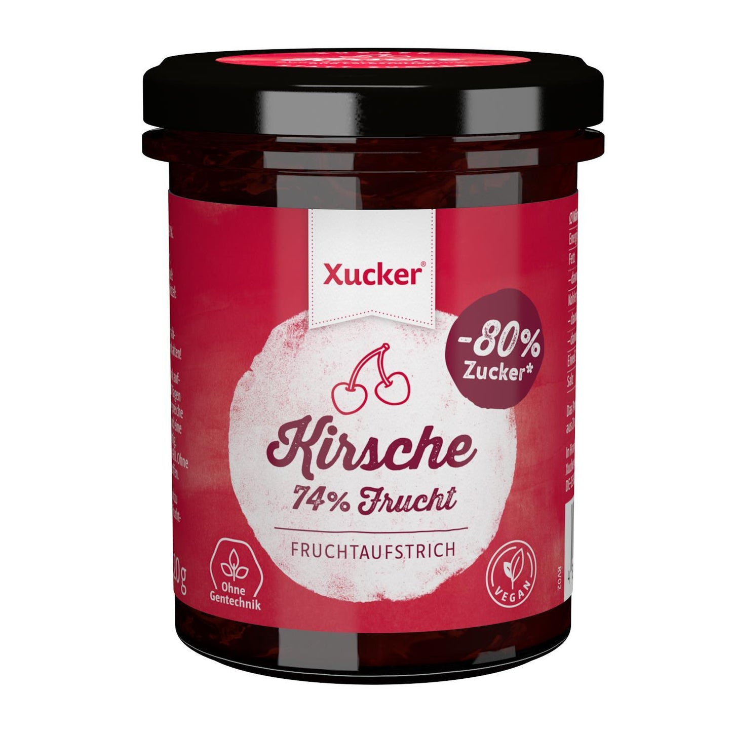 Fruchtaufstrich mit Xylit 220g Glas | Xucker
