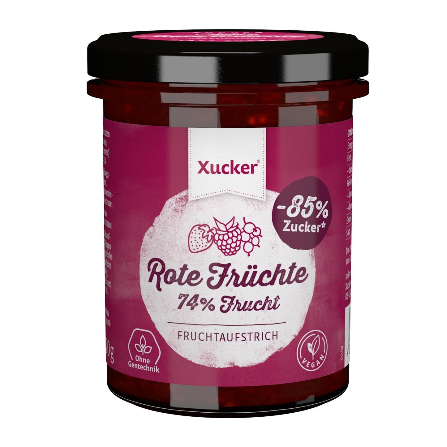 Fruchtaufstrich mit Xylit 220g Glas | Xucker