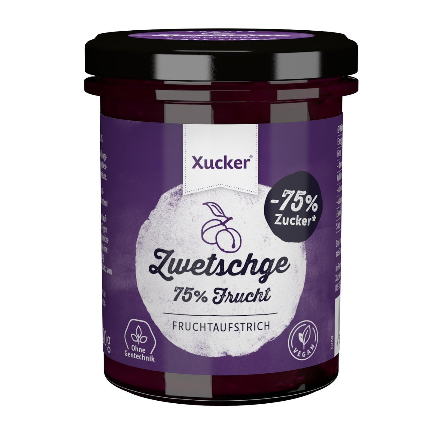 Fruchtaufstrich mit Xylit 220g Glas | Xucker