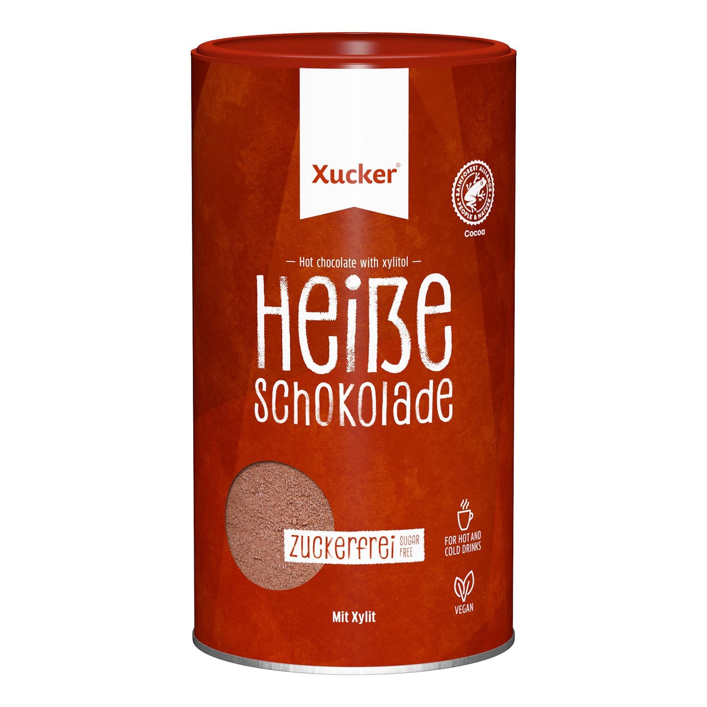Trinkschokolade mit Xylit 800g Dose | Xucker