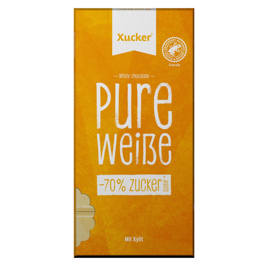 Xylit - Schokolade (35% Kakao) 80g Tafel Weiße | Xucker