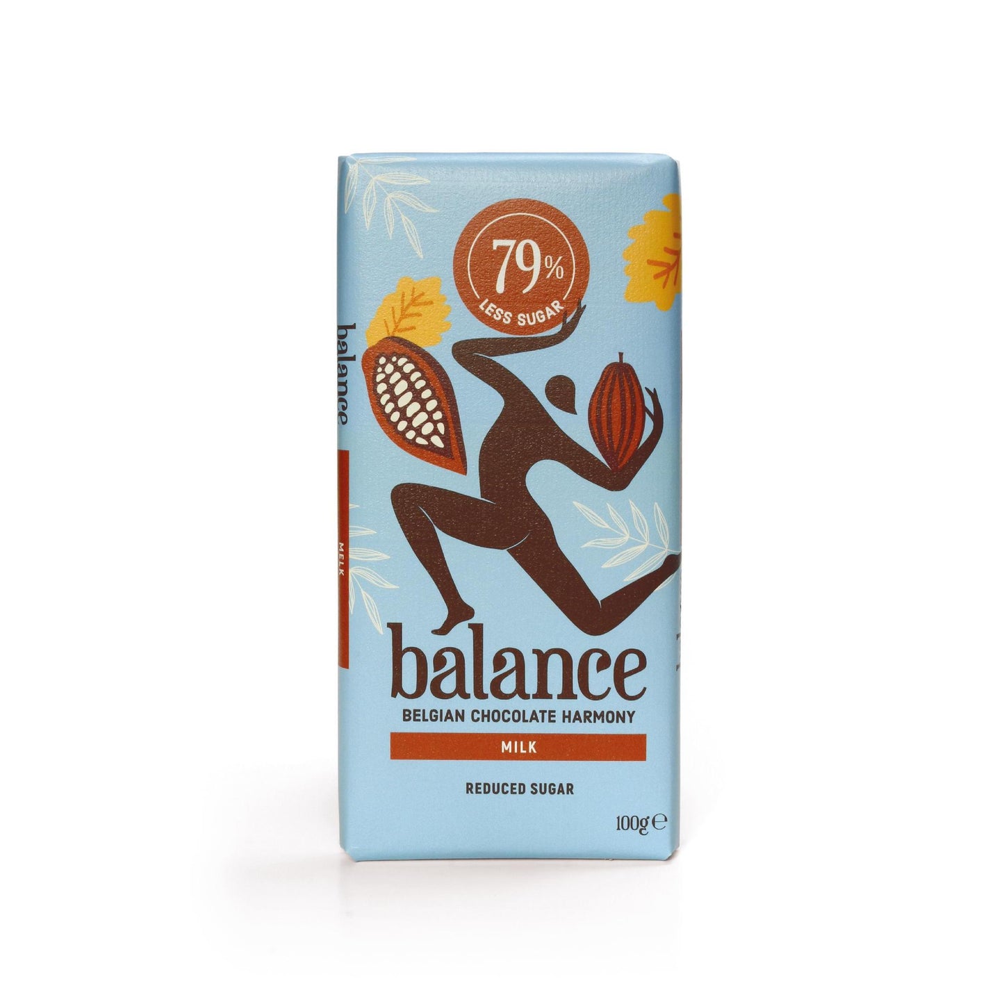 Belgische Schokolade mit 78% - 99% weniger Zucker 100g Tafel | Balance