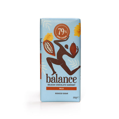 Belgische Schokolade mit 78% - 99% weniger Zucker 100g Tafel | Balance