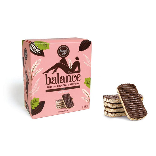 Reiswaffel mit dunkler Schokolade ohne Zuckerzusatz 100g | Balance
