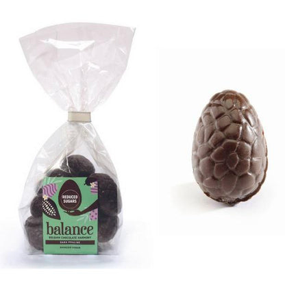 Zuckerreduzierte Schokoladen-Ostereier 150g Beutel | Balance