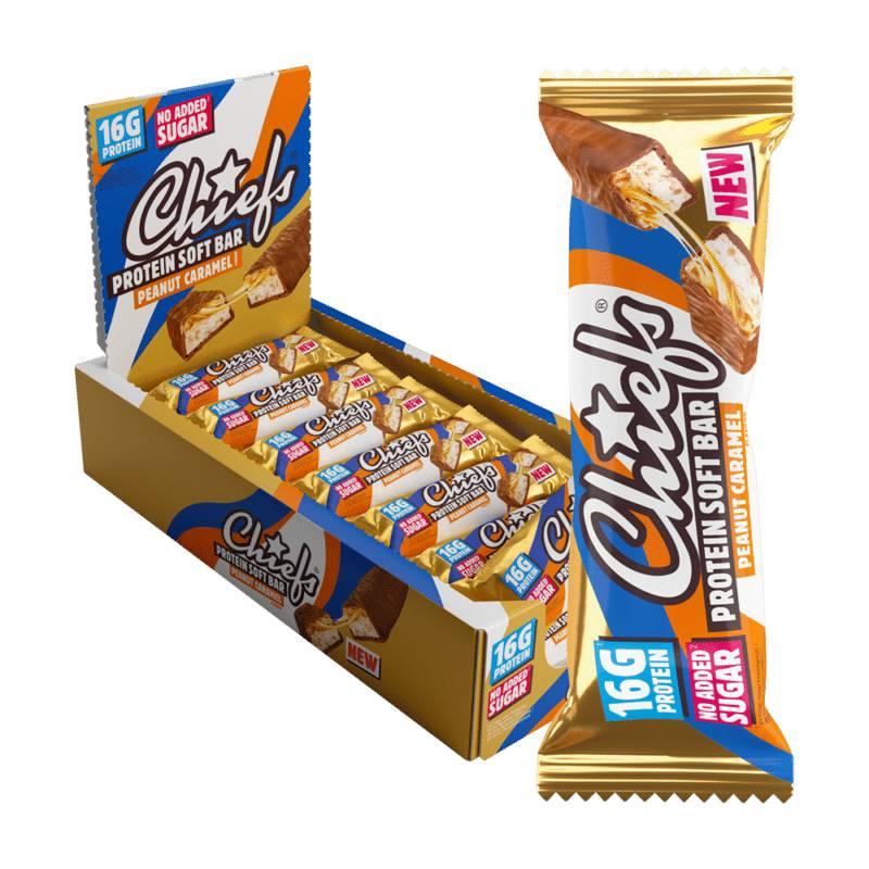 Protein Soft Bar 15 x 55g Riegel | Chiefs