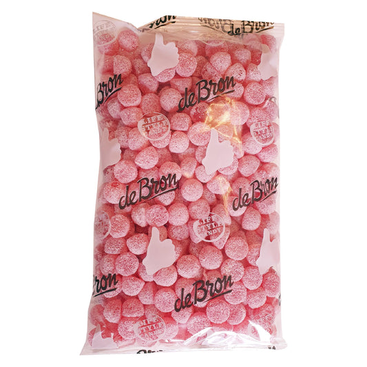 Zuckerfreie Fruchtgummi Himbeeren Bigpack 1kg Beutel | De Bron