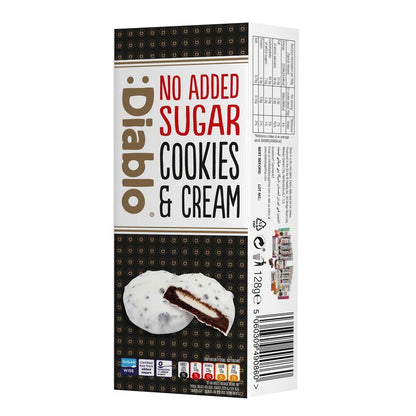 Gefüllte Cookies ohne Zuckerzusatz 128g | Diablo