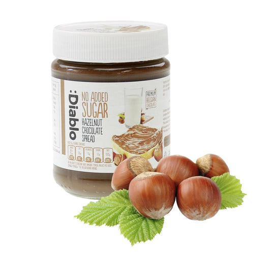 Hazelnut Chocolate Spread ohne Zuckerzusatz 350g Glas | Diablo