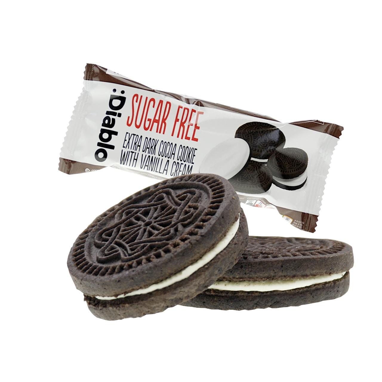 Zuckerfreie Cookies mit Füllung 44g | Diablo