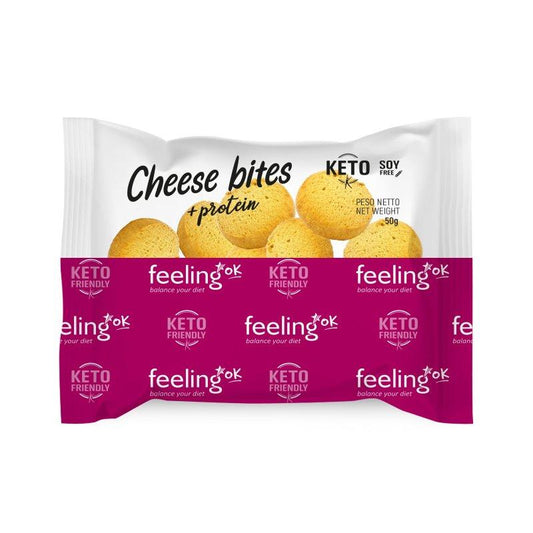 Cheese bites + Protein 50g Beutel | Feeling OK