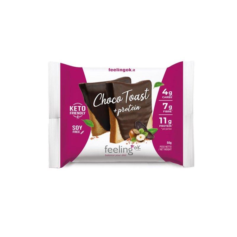 Choco Toast + Protein 50g | Feeling OK