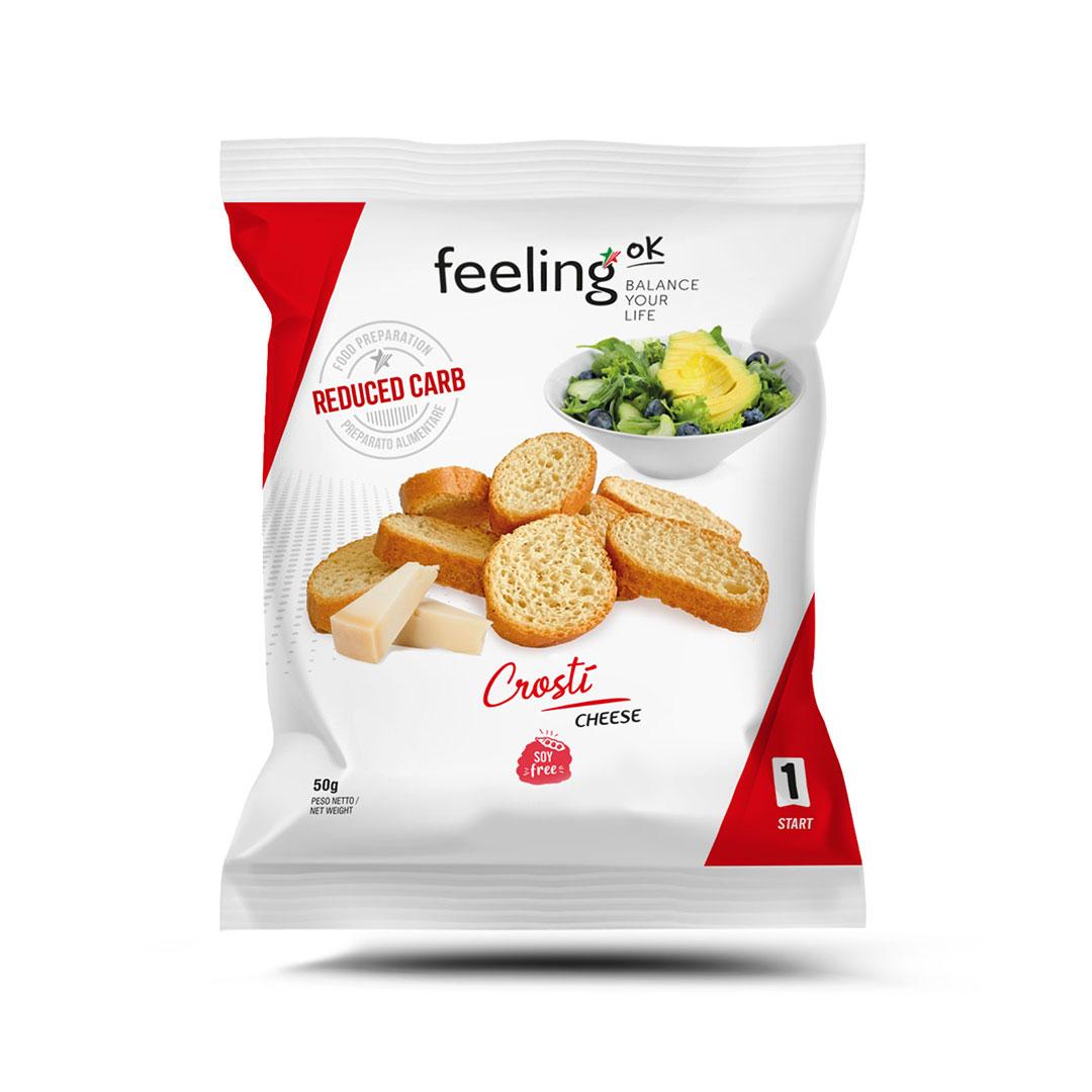 Protein Brotchips Crostino Start 1 (45% Protein) 50g Beutel | Feeling OK