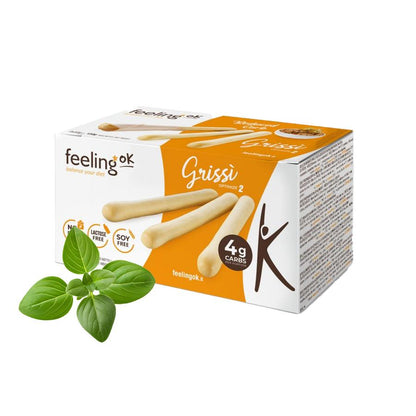 Protein Grissino Brotstangen Optimize 2 (21% Protein) 3 x 50g | Feeling OK